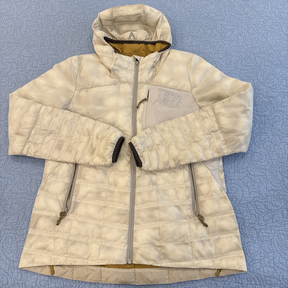 Terracea Women's Medium Ivory Thermal Insulated Jacket Coat Outdoor Winter
